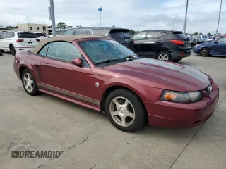 2004 Ford Mustang Deluxe with VIN 1FAFP44484F115156, listed as a Copart auction lot 75246024 with 0 mi miles and Non Repairable. Bid and sale history available at carsss.com. Image 4.