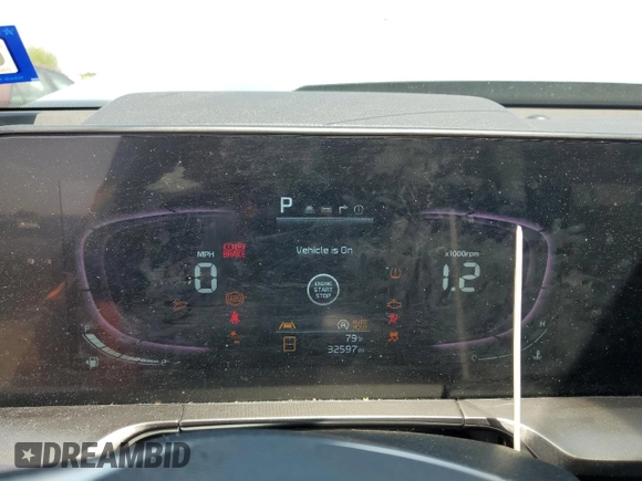 2023 Kia Telluride S with VIN 5XYP64GC0PG354867, listed as a Copart auction lot 55925425 with 32,597 mi miles and Salvage title. Bid and sale history available at DreamBid. Image 9.