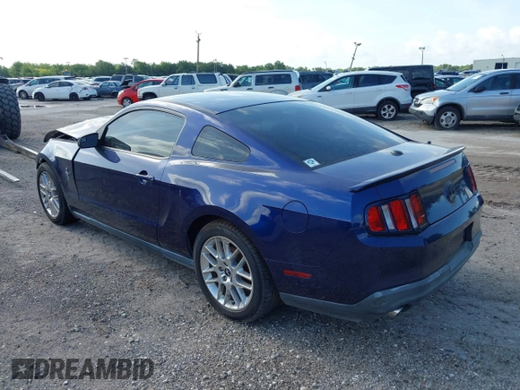 2012 Ford Mustang Premium with VIN 1ZVBP8AM8C5276970, listed as a IAAI auction lot 41195671 with 88,420 mi miles and . Bid and sale history available at DreamBid. Image 3.