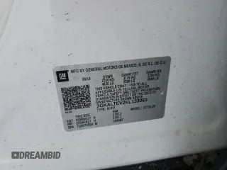 2019 GMC Terrain SLE with VIN 3GKALTEV2KL133063, listed as a Copart auction lot 45208415 with 132,504 mi miles and Salvage Title. Bid and sale history available at DreamBid. Image 14.