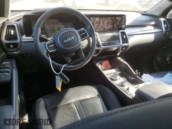 2022 Kia Sorento EX with VIN KNDRH4LG1N5079642, listed as a Copart auction lot 89383905 with 23,307 mi miles and Salvage title. Bid and sale history available at DreamBid. Image 8.