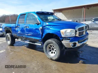 2007 Dodge 1500 SLT with VIN 1D7HU18N47J541768, listed as a IAAI auction lot 41865815 with 141,156 mi miles. Bid and sale history available at carsss.com. Image 1.