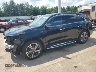2019 Acura MDX Sport Hybrid w/Technology Pkg with VIN 5J8YD7H53KL000416, listed as a Copart auction lot 63522964 with 105,904 mi miles and Salvage Title. Bid and sale history available at carsss.com. Image 1.