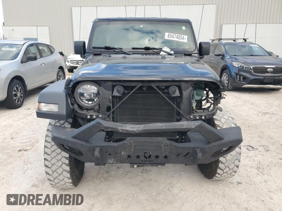 2020 Jeep Wrangler Unlimited Willys with VIN 1C4HJXDG7LW234492, listed as a Copart auction lot 85474054 with 90,897 mi miles and Non repairable. Bid and sale history available at DreamBid. Image 5.