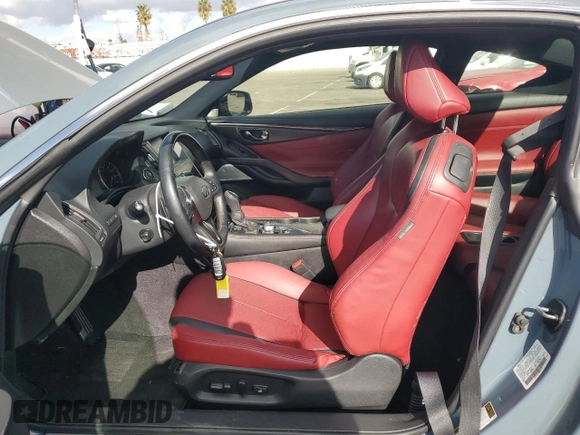 2021 Infiniti Q60 Red Sport 400 с VIN JN1FV7LK2MM530327, выставлен на аукционе Copart как лот 80844904 с пробегом 35 611 миль миль и Списание • Salvage title. История ставок и продаж доступна на DreamBid. Изображение 7.