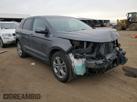 2018 Ford Edge Titanium with VIN 2FMPK4K90JBB07332, listed as a Copart auction lot 82519864 with 94,866 mi miles and Salvage Title. Bid and sale history available at carsss.com. Image 4.