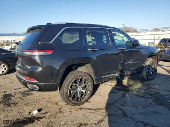 2023 Jeep Grand Cherokee Summit with VIN 1C4RJHEGXP8722063, listed as a Copart auction lot 86552894 with 38,463 mi miles and Salvage Title. Bid and sale history available at carsss.com. Image 3.