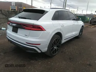 2021 Audi Q8 Premium Plus with VIN WA1EVAF11MD005634, listed as a IAAI auction lot 41919643 with 36,392 mi miles. Bid and sale history available at carsss.com. Image 4.