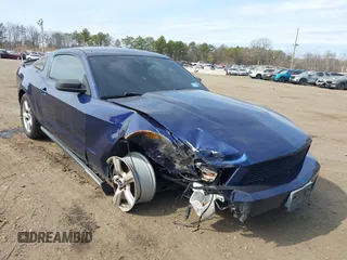 2012 Ford Mustang V6 Premium with VIN 1ZVBP8AM3C5279954, listed as a IAAI auction lot 41793582 with 111,222 mi miles. Bid and sale history available at carsss.com. Image 1.