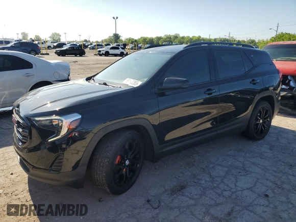 2020 GMC Terrain SLE z VIN 3GKALMEVXLL106300, wystawiony jako Copart lot #58192265 z przebiegiem 77 219 mil mil oraz Szkoda całkowita • Salvage title. Historia ofert i sprzedaży dostępna na DreamBid. Obrazek 1.