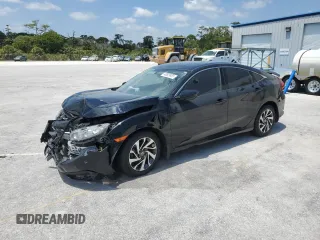 2016 Honda Civic Sedan EX with VIN 19XFC2F75GE057765, listed as a Copart auction lot 48829965 with 166,049 mi miles and Salvage Title. Bid and sale history available at carsss.com. Image 1.