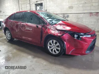 2022 Toyota Corolla LE with VIN 5YFEPMAE5NP314128, listed as a Copart auction lot 53477825 with 13,125 mi miles and Salvage Title. Bid and sale history available at DreamBid. Image 4.