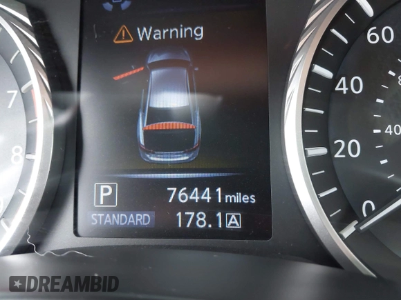 2020 Infiniti Q50 Luxe with VIN JN1EV7AP4LM200455, listed as a IAAI auction lot 41514036 with 76,441 mi miles and . Bid and sale history available at DreamBid. Image 15.