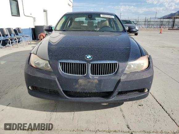 2007 BMW 3 Series 328xi with VIN WBAVC73527KP31960, listed as a Copart auction lot 59312445 with Not provided miles and Clean title. Bid and sale history available at DreamBid. Image 5.