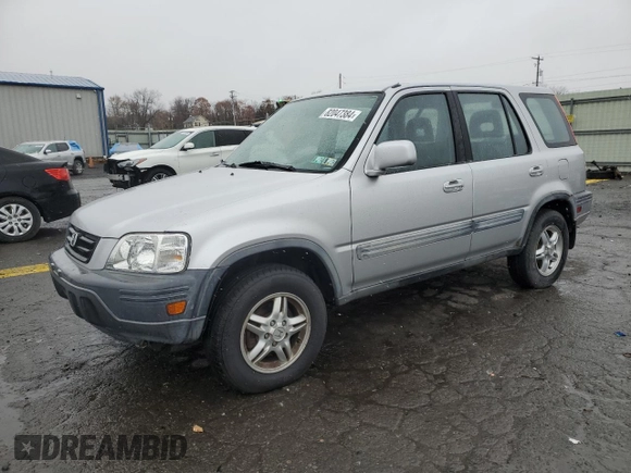 1999 Honda CR-V EX with VIN JHLRD1864XC001402, listed as a Copart auction lot 82047384 with 195,489 mi miles and Clean Title. Bid and sale history available at carsss.com. Image 1.