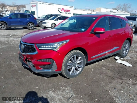 2019 Acura RDX w/Technology Pkg with VIN 5J8TC2H54KL013305, listed as a IAAI auction lot 41748901 with 63,439 mi miles. Bid and sale history available at carsss.com. Image 2.