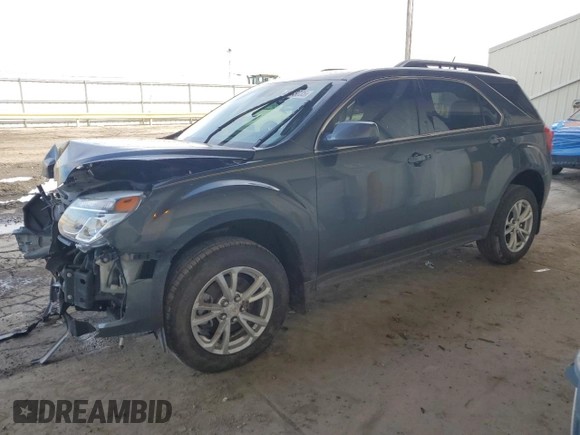 2017 Chevrolet Equinox LT with VIN 2GNALCEKXH1535576, listed as a Copart auction lot 48383035 with 64,256 mi miles and Clean Title. Bid and sale history available at DreamBid. Image 1.