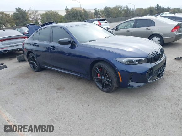 2024 BMW 3 Series 330e with VIN 3MW39FF05R8E83398, listed as a IAAI auction lot 41352962 with 12,406 mi miles. Bid and sale history available at carsss.com. Image 1.