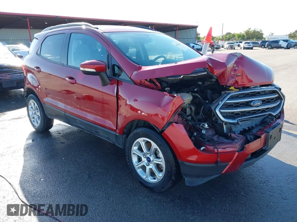 2021 Ford EcoSport SE with VIN MAJ3S2GE0MC456479, listed as a IAAI auction lot 41956554 with 38,369 mi miles and . Bid and sale history available at DreamBid. Image 1.