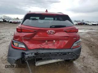 2023 Hyundai Kona SEL с VIN KM8K3CAB2PU063097, выставлен на аукционе Copart как лот 54108895 с пробегом 23 016 миль миль и Списание • Salvage title. История ставок и продаж доступна на DreamBid. Изображение 6.