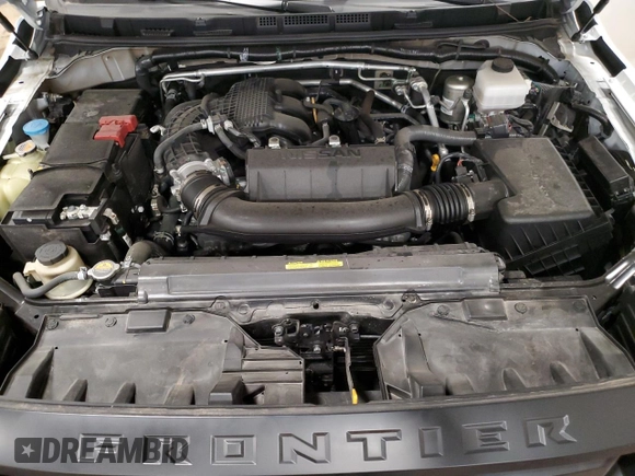2024 Nissan Frontier S with VIN 1N6ED1CL5RN607496, listed as a Copart auction lot 50580225 with 7,204 mi miles and Salvage Title. Bid and sale history available at DreamBid. Image 11.