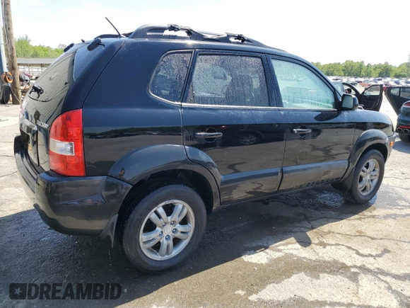 2007 Hyundai Tucson SE with VIN KM8JN72D77U686907, listed as a Copart auction lot 53286165 with 226,339 mi miles and Salvage Title. Bid and sale history available at carsss.com. Image 3.