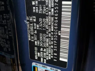2024 Kia Telluride SX Prestige X-Pro z VIN 5XYP5DGC6RG465574, wystawiony jako Copart lot #62007015 z przebiegiem 23 718 mil mil oraz Szkoda całkowita • Salvage title. Historia ofert i sprzedaży dostępna na DreamBid. Obrazek 13.