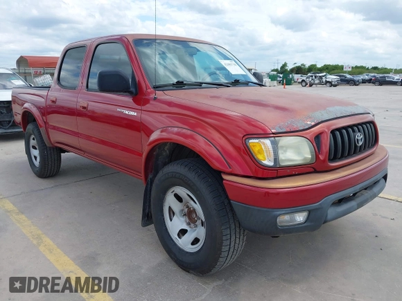 2004 Toyota Tacoma PreRunner with VIN 5TEGN92N94Z446019, listed as a IAAI auction lot 42481738 with 230,850 mi miles and . Bid and sale history available at DreamBid. Image 1.