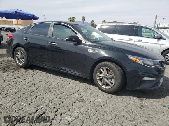 2019 Kia Optima LX with VIN 5XXGT4L3XKG296357, listed as a Copart auction lot 47130395 with 63,730 mi miles and Salvage Title. Bid and sale history available at carsss.com. Image 4.