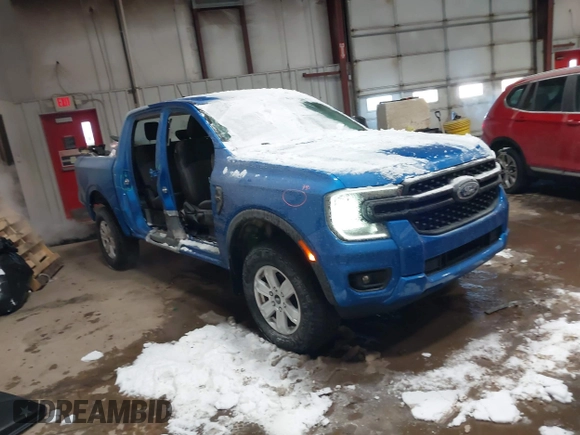 2024 Ford Ranger XL with VIN 1FTER4PH8RLE08482, listed as a IAAI auction lot 41590800 with 11,546 mi miles and . Bid and sale history available at DreamBid. Image 1.