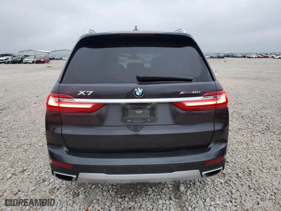 2019 BMW X7 xDrive40i with VIN 5UXCW2C56KL086946, listed as a Copart auction lot 42732725 with 66,165 mi miles and Salvage Title. Bid and sale history available at carsss.com. Image 6.