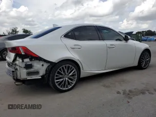 2015 Lexus IS 250 with VIN JTHBF1D24F5063654, listed as a Copart auction lot 60109015 with 110,589 mi miles and Salvage title. Bid and sale history available at DreamBid. Image 3.