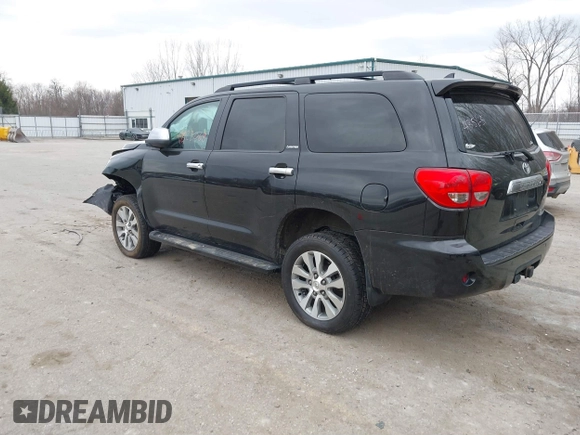 2016 Toyota Sequoia Limited with VIN 5TDJY5G14GS143565, listed as a IAAI auction lot 41823068 with 144,566 mi miles. Bid and sale history available at carsss.com. Image 3.