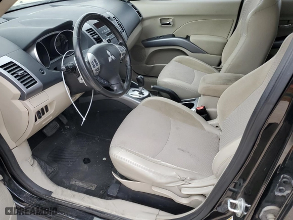 2012 Mitsubishi Outlander SE with VIN JA4AS3AW5CU002014, listed as a Copart auction lot 89164345 with 164,839 mi miles and Salvage Title. Bid and sale history available at carsss.com. Image 7.