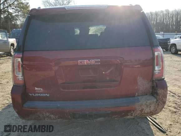2016 GMC Yukon SLT with VIN 1GKS1BKC9GR394617, listed as a Copart auction lot 46825825 with 144,800 mi miles and Salvage Title. Bid and sale history available at carsss.com. Image 6.