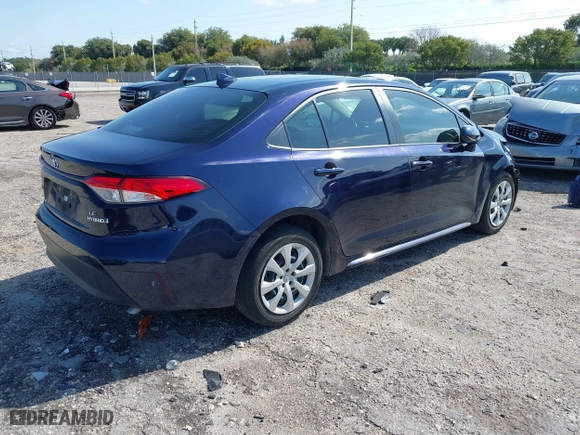 2024 Toyota Corolla Hybrid LE with VIN JTDBCMFE4RJ021466, listed as a IAAI auction lot 41976149 with 21,965 mi miles. Bid and sale history available at carsss.com. Image 4.