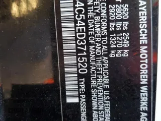 2014 BMW 6 Series 650i xDrive z VIN WBA6B4C54ED371520, wystawiony jako Copart lot #75107784 z przebiegiem 136 077 mil mil oraz Szkoda całkowita • Salvage title. Historia ofert i sprzedaży dostępna na DreamBid. Obrazek 12.