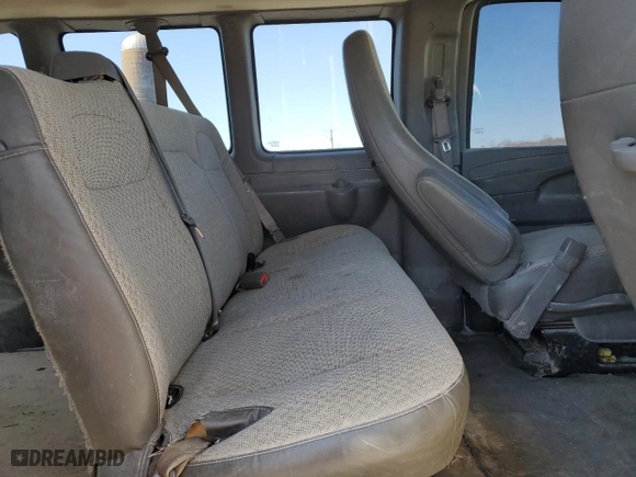 2011 Chevrolet Express Passenger 1LT with VIN 1GAWGRFG1B1101746, listed as a Copart auction lot 45645275 with 216,493 mi miles and Salvage Title. Bid and sale history available at carsss.com. Image 12.
