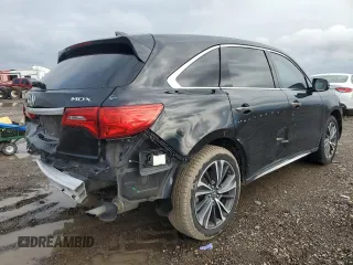 2020 Acura MDX w/Technology Pkg with VIN 5J8YD3H53LL006243, listed as a Copart auction lot 42594845 with 0 mi miles and Salvage Title. Bid and sale history available at carsss.com. Image 3.