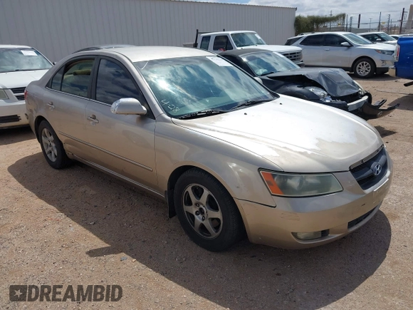 2006 Hyundai Sonata GLS with VIN 5NPEU46F56H148606, listed as a IAAI auction lot 42142541 with 106,144 mi miles and . Bid and sale history available at DreamBid. Image 1.