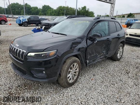2022 Jeep Cherokee Latitude Lux with VIN 1C4PJMMX1ND533047, listed as a Copart auction lot 60069725 with 45,309 mi miles and Salvage title. Bid and sale history available at DreamBid. Image 1.