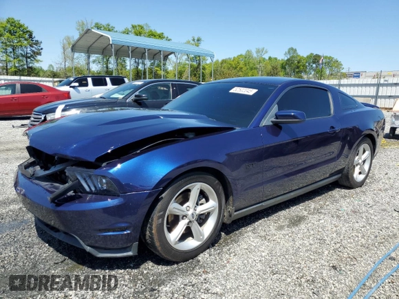 2010 Ford Mustang GT with VIN 1ZVBP8CH5A5161630, listed as a Copart auction lot 52502045 with 140,995 mi miles and Salvage title. Bid and sale history available at DreamBid. Image 1.