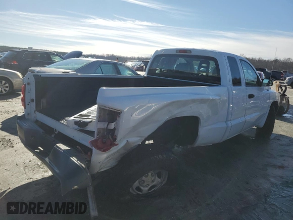 2005 Dodge Dakota ST with VIN 1D7HE22K95S304640, listed as a Copart auction lot 86522854 with Not Provided miles and Salvage Title. Bid and sale history available at DreamBid. Image 3.