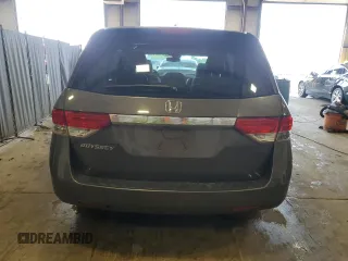 2014 Honda Odyssey EX-L with VIN 5FNRL5H6XEB134849, listed as a Copart auction lot 63617435 with 127,491 mi miles and Salvage title. Bid and sale history available at DreamBid. Image 6.