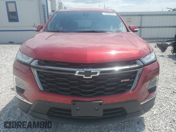 2023 Chevrolet Traverse RS with VIN 1GNEVJKWXPJ343036, listed as a Copart auction lot 57858945 with 16,074 mi miles and Salvage title. Bid and sale history available at DreamBid. Image 5.