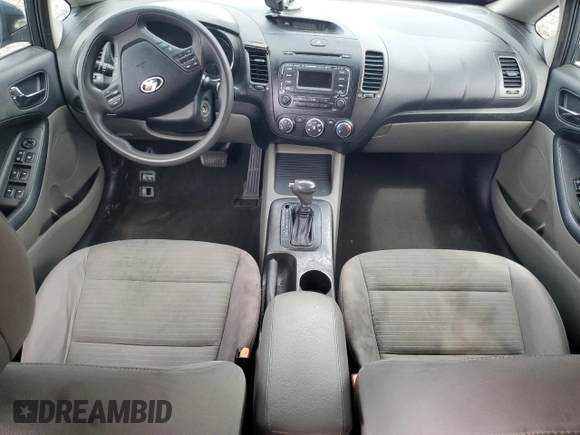 2014 Kia Forte LX with VIN KNAFX4A64E5179652, listed as a Copart auction lot 47817005 with 0 mi miles and Salvage Title. Bid and sale history available at carsss.com. Image 8.