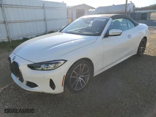 2024 BMW 4 Series 430i with VIN WBA23AT06RCP49623, listed as a Copart auction lot 44068535 with 35,431 mi miles and Salvage Title. Bid and sale history available at carsss.com. Image 1.