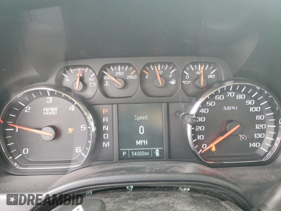 2015 Chevrolet Silverado 1500 Work Truck with VIN 1GCNKPEC4FZ241902, listed as a Copart auction lot 80620464 with 54,000 mi miles and Salvage Title. Bid and sale history available at carsss.com. Image 9.