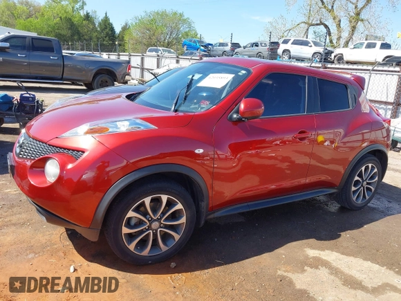 2014 Nissan Juke S with VIN JN8AF5MR0ET451948, listed as a IAAI auction lot 42035893 with 123,698 mi miles and . Bid and sale history available at carsss.com. Image 14.