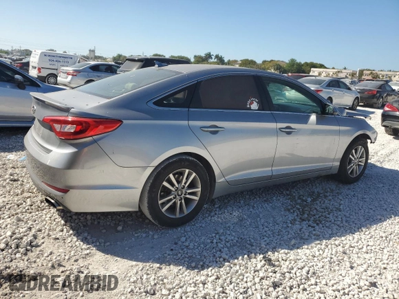 2017 Hyundai Sonata SE with VIN 5NPE24AFXHH536365, listed as a Copart auction lot 49785915 with 109,906 mi miles and Salvage Title. Bid and sale history available at carsss.com. Image 3.